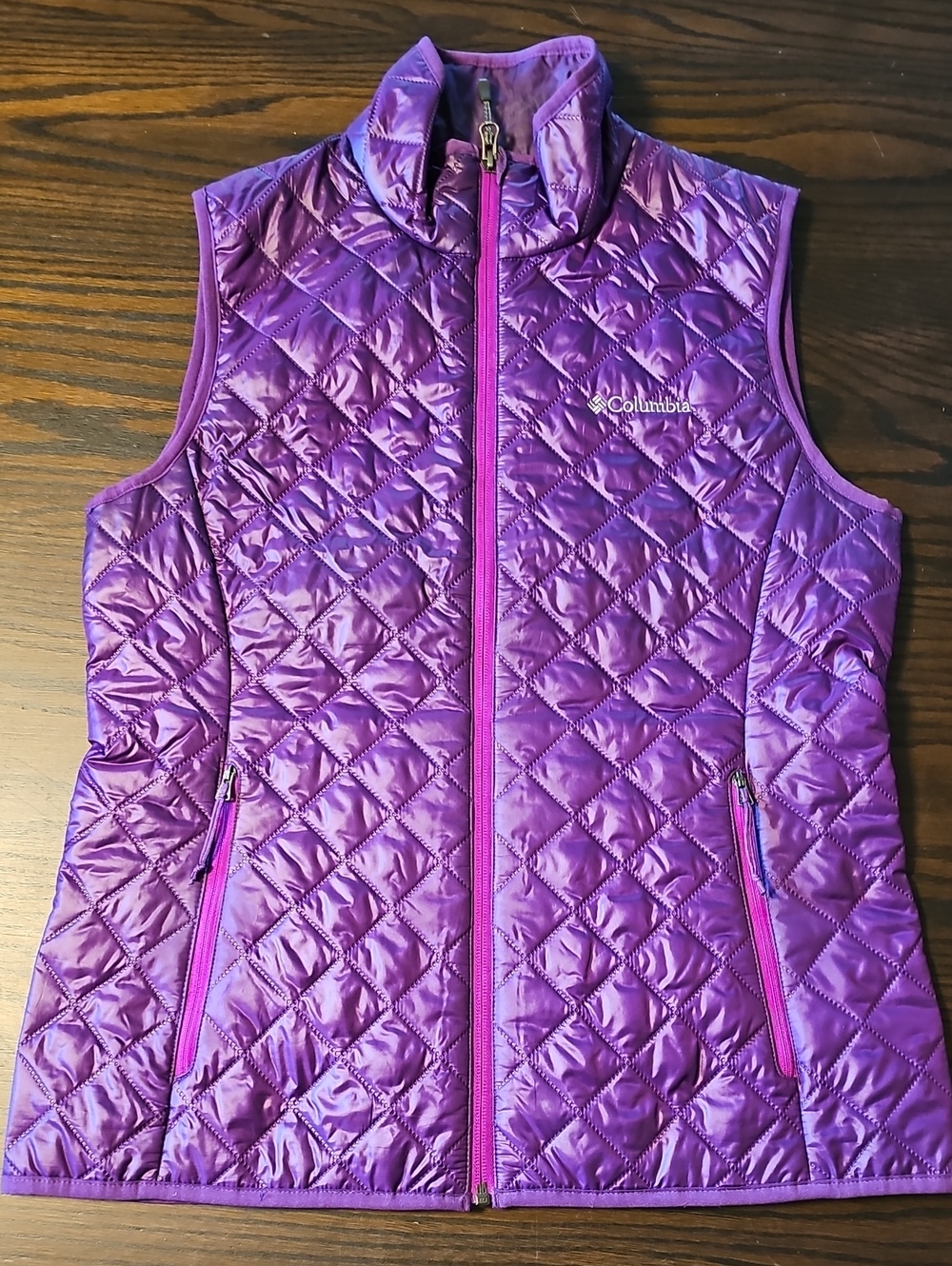 Columbia Shiny Purple Quilted Vest